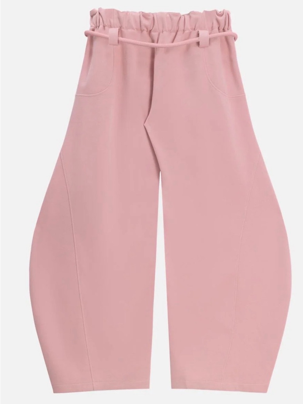 Aelfric Eden Pink Striped Drawstring Waist barrel sweatpants - Picture 6 of 16